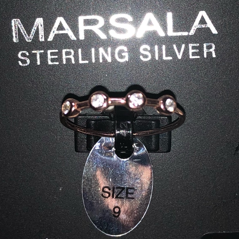 Rose Gold Ring by Marsala - Picture 2 of 4